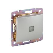 Legrand Valena Алюминий Переключатель 1-клавишный с подсветкой