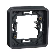 Mureva Styl Рамка 1-постовая с винтами, Антрацит IP55 MUR34108