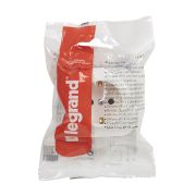 Legrand Quteo Белый Розетка с/з со шторками