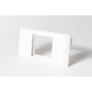 Суппорт с рамкой 1 пост (45х45) на профиль для кабельного канала 100х30  130007S