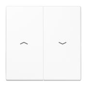 JUNG LS 990 Белая Клавиша 2-ая жалюзийная