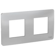 Schneider Electric Unica Studio Алюминий Рамка 2-ная