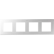 Simon 24 Алюминий Рамка 4-ая