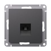 Systeme Electric AtlasDesign Базальт Розетка телефонная RJ11, механизм