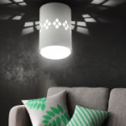 Светильник настенно-потолочный спот ЭРА OL10 LD GX53 WH белый, подсветка 1 W