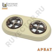 Подложка керамическая с суппортом 2-ая, слоновая кость, для Арбат