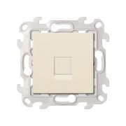 Simon 24 Слоновая кость Розетка RJ45 кат. 5е UTP
