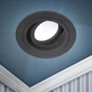 ЭРА KL84 BK Светильник алюминевый MR16/GU5.3,12V/220V, 50W черный Б0054347