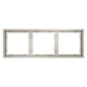 Рамка пластиковая VOLTUM S70 на 3 поста, (кашемир)