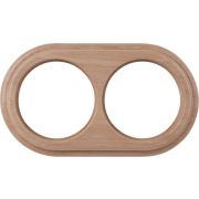 Рамка на 2 поста (светлый бук) Legend W0025224