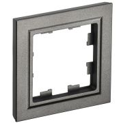 IEK BRITE BASE Темн.бронза Рамка 1-м РУ-1-БрТБ.