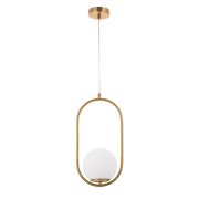 Arte Lamp A7745SP-1AB MATISSE Светильник подвесной, бронза/матовое стекло