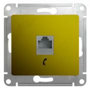 SE Glossa Фисташковый Розетка телефонная RJ11 GSL001081T