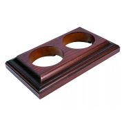 Рамка 2-местная дерево «Престиж», красное дерево