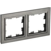 IEK BRITE BASE Шампань Рамка 2-м РУ-2-БрШ.