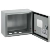 Корпус металлический ЭРА SIMPLE ЩМПг-02 с окном (250х300х175) IP54 У2 серый