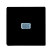 ABB Basic 55 Выключатель 1-клавишный с подсветкой шато черный 2CKA001012A2175(1012-0-2175)