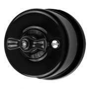 BIRONI Лизетта Керамика Черный Выключатель одноклавишный