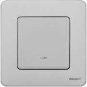 Legrand/Daccord INSPIRIA Алюминий Переключатель одноклавишный с подсветкой/индикацией 10 AX - 250 В