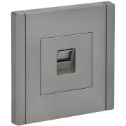 IEK FORTE&PIANO Сталь Розетка комп. RJ45 кат.6 FP531.