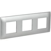 IEK SKANDY Серебряный Рамка 3-ая SK-F03S.