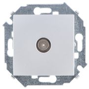 Simon 15 Алюминий Розетка TV одиночная, винт.зажим