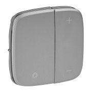 Legrand Valena ALLURE Алюм Накладка светорегулятора кнопочного