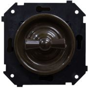 BIRONI Шедель Пластик Коричневый Выключатель перекрестный (скрытый монтаж)