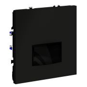 Датчик движения встраиваемый VOLTUM S70, (черный матовый)