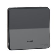 Mureva Styl Механизм Переключатель с подсветкой, Антрацит IP55 MUR35025