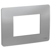 Schneider Electric Unica Modular Алюминий Рамка 3-модульная