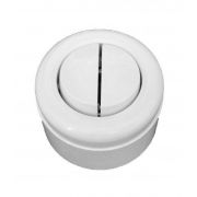 Выключатель 2-клавишный ABS пластик Interior Electric белый