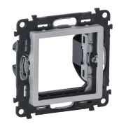 Legrand Valena LIFE Алюм Адаптер для механизмов Mosaic 2-модульных