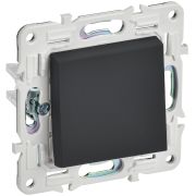 IEK SKANDY Графит Выключатель 1-клавишный 10А SK-V01G.