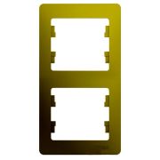 SE Glossa Фисташковый Рамка 2-я вертикальная GSL001006