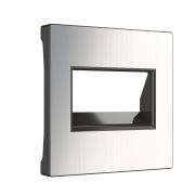 W1191102/ Накладка для двойной розетки Еthernet RJ-45 (глянцевый никель)