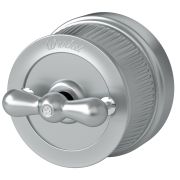 Переключатель одноклавишный (Матовый хром) ретро металл WERKEL WL19-01-03