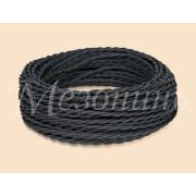 Провод витой монтажный 3*1,5 черный Мезонинъ