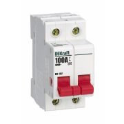 Dekraft Выключатель-разъединитель 2Р 100А ВН-102