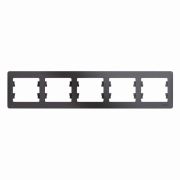 SE Glossa Графит Рамка 5-я горизонтальная GSL001305