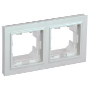 IEK BRITE BASE Жемчуг Рамка 2-м IP44 РУ-2-БрЖ-44.
