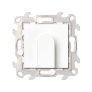 Simon 24 Белый Вывод кабеля