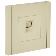 IEK FORTE&PIANO Ваниль Розетка комп. RJ45 кат.6 FP431.