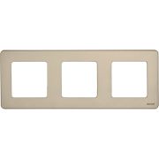 Legrand/Daccord INSPIRIA Шампань Рамка - 3 поста