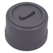 BIRONI Лизетта Пластик Титан Выключатель перекрестный 1-кл (клавишный)