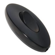 MAKEL Выключатель для бра черный с черной кнопкой 10064