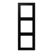 JUNG LS 990 Черный матовый Рамка 3-ая