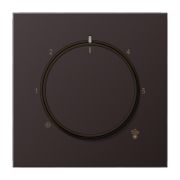 JUNG Kрышка для термостатов, серия LS 990, алюминий, dark