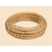 Провод витой монтажный 2*1,5 песочное золото Мезонинъ