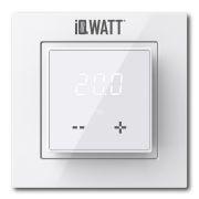 IQ THERMOSTAT D white Терморегулятор сенсорный программируемый